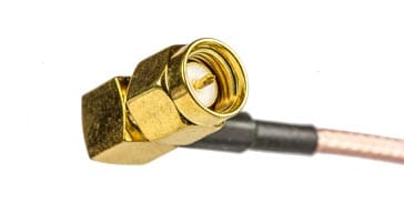 带电缆的直角公形SMA连接器
