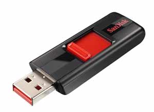 USB记忆棒是闪存技术的一种使用